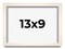 Photo Size Minimalist White Picture Frame - UV Acrylic, Foam Board Backing, Hanging Hardware